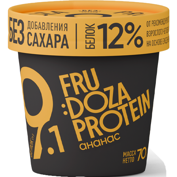 «FRUDOZA PROTEIN» десерт взбитый замороженный со вкусом ананаса